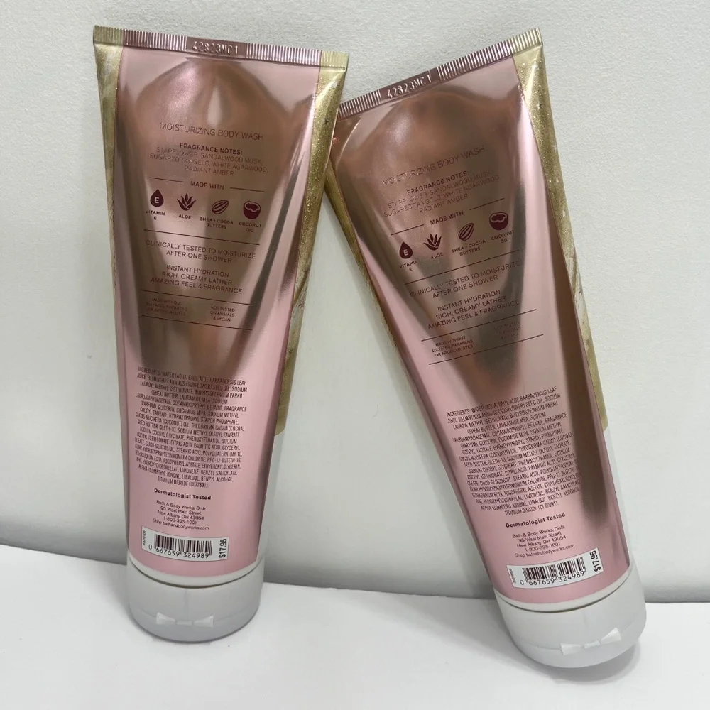 2× Bath &‎ Body Works In The Stars Moisturizing Body Wash 10 fl oz Each – New